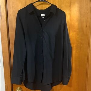 Elegant Black Button-Down Shirt for Women
